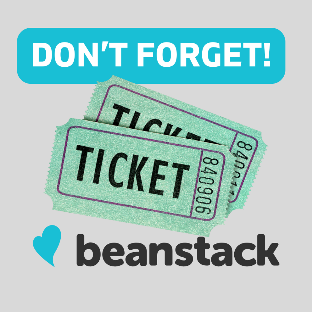 don't forget to enter your tickets in Beanstack